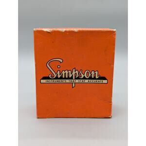 Vintage Weston Model 744 AC 0-10 Volts Analog Panel Meter Gauge 4” Square